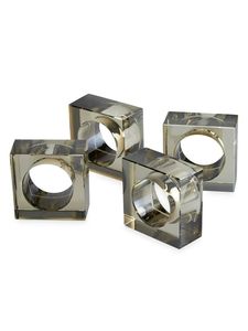 New Arrival Tortoise Shell Resin Napkin Rings Set Round Design <b>Table</b> Decor <b>Dining</b> Accessory Elegant Kitchen Styling - Product Image 2