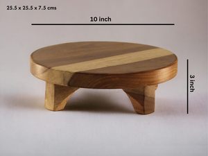 Juego de lujo de madera para Roti Chakla Belan, tabla redonda para enrollar con soporte para hacer tortillas, chapati y masa de pizza, venta al por mayor. - Product Image 6