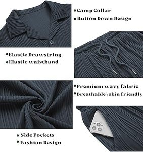 Men Summer <b>Knitted</b> Embroidered 100% Cotton Quick Dry Short Sleeve Custom Logo Joggers Suits <b>Set</b> Shirt and Short <b>Set</b> - Product Image 6