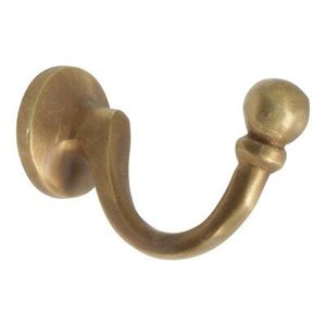 Antique Brass Coat Hook <b>Heavy</b> <b>Duty</b> Solid Brass Wall Mounted Robe Hook Diamond Shaped Decorative Clothes Hanger for Luxury Hotel - Product Image 5