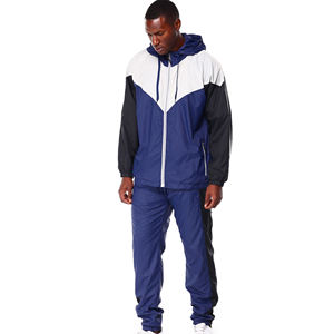 Conjunto Deportivo Cortavientos para Hombre, Ligero, Impermeable, a Cuadros, de Nailon y Poliéster, Ropa Deportiva de Alta Calidad para Exteriores, Venta al Por Mayor - Product Image 3