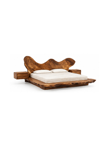 Base de Cama de Madera Maciza, Diseño Moderno y Minimalista, Acabado Natural Duradero, Muebles de Dormitorio para Hogar y Hotel - Product Image 2