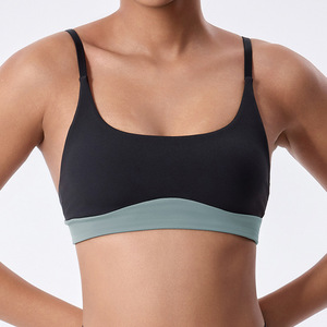 Conjunto de Yoga de 2 Piezas Personalizable para Mujer, Tirantes Ajustables, Diseño de Cintura Alta, Material de Spandex/Nylon, Elástico y Activo - Product Image 2