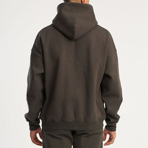 Sudadera con Capucha Extra Grande para Hombre, Otoño Invierno, Cómoda de Usar, Estilo Pullover, Tejida, Antiencogimiento - Product Image 2