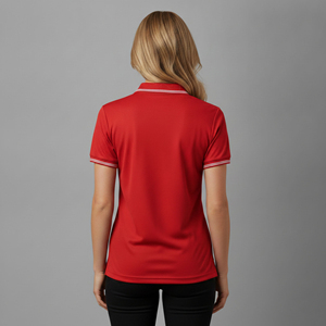 Polo personnalisé OEM/ODM pour femme, col rabattu, style décontracté, broderie logo personnalisée, t-shirt polo respirant - Product Image 6
