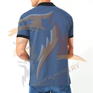 Polo de Hombre de Punto Sólido, 100% Algodón, Transpirable, Diseño Personalizado, Fabricación Profesional, Superventas - Product Image 4
