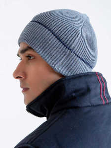 Wholesale Custom Organic <b>Wool</b> Knitted Mohair Beanie <b>Hat</b> 100% <b>Wool</b> Digital Dot Pattern Pakistan Manufacturer's Design for <b>Men</b> - Product Image 2