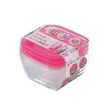 Inomata 90ml contenitore quadrato per alimenti confezione da 3 - Product Image 1