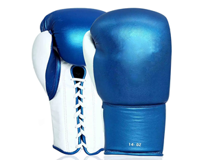 Guantes de Boxeo de Cuero con Cierre de Cordones para Adultos, Equipo de Entrenamiento de Artes Marciales - Product Image 6