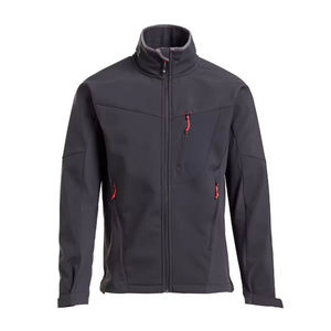 <b>Men's</b> Customizable Winter Softshell <b>Jacket</b> Breathable Polar Wool Stand Collar Denim Zipper Closure Waterproof Reflective 2026 - Product Image 1
