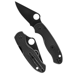Cuchillos Plegables Modernos con Recubrimiento Negro, Mango con Patrón de Diamantes, Hoja de Acero Inoxidable con Borde Liso, Orificio de Apertura Redondo y Portátiles - Product Image 1