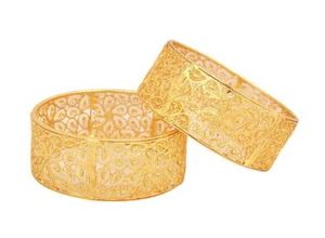 Gold Plated Copper Designer Bangles Set <b>Women's</b> Vintage <b>Crystal</b> Rhinestone <b>Bracelets</b> Wedding Jewelry Fashion Bangle Claw Setting - Product Image 4