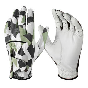 Gants de golf en cuir de cabretta de mouton pour gaucher, accessoires de golf personnalisés en gros, les plus vendus - Product Image 1