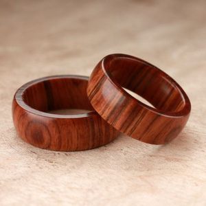 Anneaux de serviette en bois naturel durable pour une vie moderne, élégants anneaux de serviette en bois pour la décoration de fête, aspect luxueux - Product Image 2