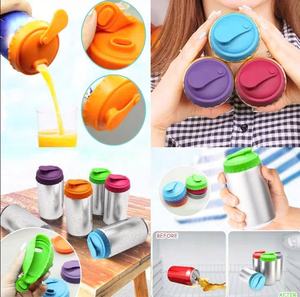 Tapa Reutilizable de Silicona para Latas de Refresco con Tapa Abatible – Cubierta de Grado Alimenticio para Latas de Refresco, Cerveza y Bebidas - Product Image 5