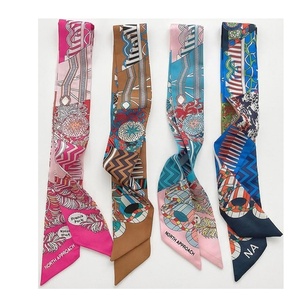 NORTH APPROACH Women's Square <b>Silk</b> <b>Scarf</b> Floral Print Elegant Multi-Functional Fashion Accessory All Seasons - Product Image 1