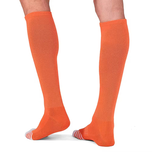 Chaussettes de compression en polyester tricoté, hauteur genou, pour l'équitation, pour hommes, femmes et enfants - Chaussettes de sport respirantes et écologiques - Product Image 2