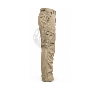 Pantalon de combat américain en toile durable avec taille sécurisée, coupe confortable des jambes, coutures renforcées, design léger et écologique - Product Image 3