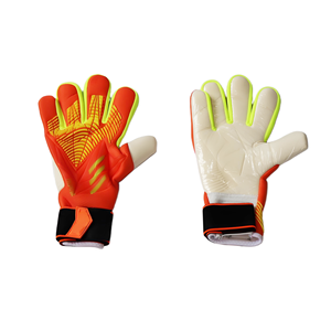 Football Goalkeeper Gloves <b>Full</b> Finger PU Material Non <b>Slip</b> Breathable Adjustable Wrist Strap Unisex Sports Glove - Product Image 1