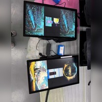 Layar LCD Billboard Digital 21,5 inci untuk Iklan di Ransel, Billboard LCD Portabel Android WiFi untuk Acara dan Mal