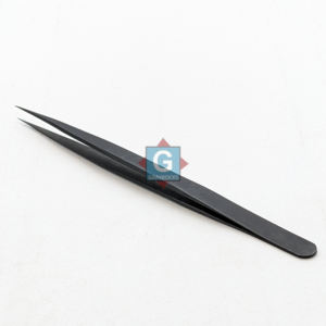 แหนบคิ้วปลายแหลมเล็ก 10 มม. คุณภาพสูง ผลิตจากสแตนเลส แข็งแรง ทนทาน เคลือบพลาสมา - Product Image 1