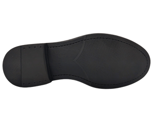 Zapatos Oxford de Vestir para Hombre, de Cuero Genuino Negro, Punta Redonda, con Cordones, para Oficina y Carrera Profesional, Color Sólido, Suela de Goma, para Todas las Temporadas - Product Image 3