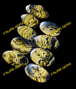 หินอัญมณีทรงหลังแบนดีไซน์แบบ Schalenbended จากธรรมชาติทำด้วยมือสำหรับทำเครื่องประดับอัญมณีหลวม - Product Image 4