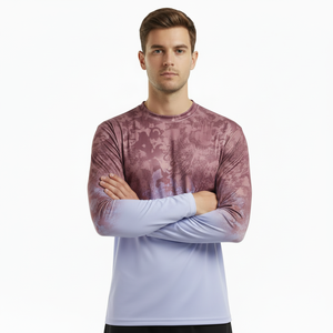 Camisa de Pesca y Caza para Hombre, Camuflaje, Manga Larga, Secado Rápido, Transpirable, para Viajes al Aire Libre y Camping, UPF 50+, Tallas Grandes - Product Image 1