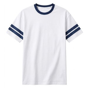 เสื้อยืดโอเวอร์ไซส์ทรงหลวมสำหรับผู้ชาย พิมพ์โลโก้ตามสั่ง ผ้าคอตตอนหนานุ่ม สไตล์สตรีทแวร์ วินเทจ ทนทานต่อการใช้งานหนัก - Product Image 1