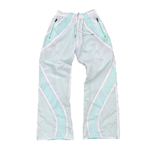 Wholesale Custom Unisex <b>Nylon</b> Windbreaker Pants Lightweight Water Resistant Activewear <b>Joggers</b> Tracksuit Bottoms OEM - Product Image 5