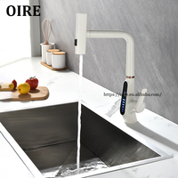 Oire High-Arch Smart Intelligent Pull-Out Bassin Évier Robinet En Laiton Durable Hôtel Chambres Robinet Design Moderne Cascade Robinet
