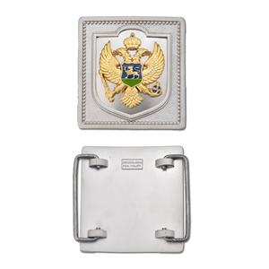 Hebillas de cinturón en relieve de oro de forma redonda 3D de fábrica de metal OEM hebilla personalizada para cinturón personalizado - Product Image 2