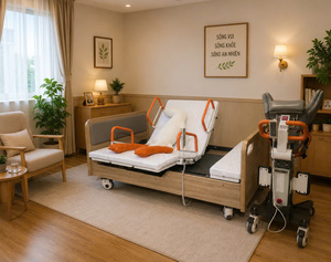 High <b>End</b> ECU Elderly Care <b>Bed</b> Electric Home Nursing <b>Bed</b> with Anti Bedsore Function - Product Image 6