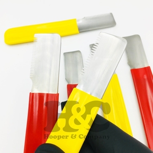 Nuevas llegadas: Cuchillos de pelaje para perros terrier con mango de madera, productos y suministros para mascotas, cuchillo de pelaje para perros y gatos - Product Image 1