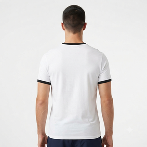 Camiseta de Hombre con Dobladillo Curvo, Corte Ajustado, Lisa, 180 Gramos, 100% Algodón, Servicio OEM, Lavada, Anti-Pilling, Cambia de Color - Product Image 5