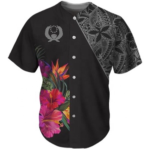 Maillots de baseball au design personnalisé élégant, vêtements décontractés pour l'extérieur, vêtements de sport élégants, chemises de baseball, maillot de sublimation, football - Product Image 1