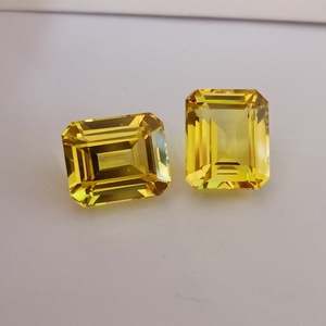 Zafiro Amarillo Cultivado en Laboratorio, Corte Octogonal, Gema Suelta, Claridad Brillante, Piedra de Calidad Premium para Joyería Hecha a Mano - Product Image 4