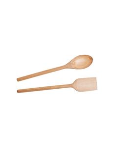 Juego de espátulas clásicas de madera de olivo, utensilios de cocina hechos a mano para cocinar, freír, mezclar, revolver y servir - Product Image 2