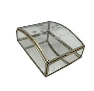 Boîte à bijoux artisanale de haute qualité avec miroir de qualité supérieure pour ranger les bagues, les bracelets et les colliers - Product Image 5