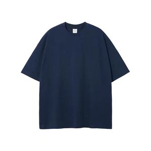 เสื้อยืดคอกลมแขนสั้นผู้ชาย คุณภาพสูง ผ้าฝ้าย 100% รับสกรีนโลโก้ เสื้อยืดโอเวอร์ไซส์เนื้อหนา สำหรับผู้ชาย - Product Image 6
