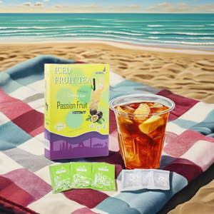 Mezcla de té saludable, fruta de la pasión y fresa con manzana en embalaje de caja - Product Image 4