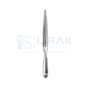 Lima Quirúrgica Manual LURAK para Cirugía General, Instrumento Metálico Plateado con Certificación CE Clase I - Product Image 1