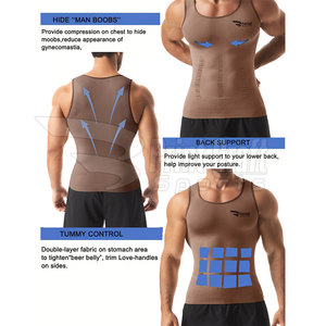 Latest Design Hot Sale Sleeveless <b>Compression</b> <b>Shirts</b> Comfortable Fitness Wear Sleeveless <b>Compression</b> <b>Shirts</b> - Product Image 6