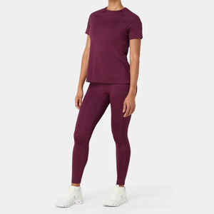 Costume deux pièces pour femmes, toutes les couleurs disponibles, manches longues, col rond, séchage rapide, respirant, écologique, antibactérien, entraînement personnalisé - Product Image 1