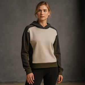 Nouvelle Arrivée - Sweat à Capuche Femme Hiver en Molleton Doux Brossé Style Urbain Streetwear - Coton Personnalisé - Product Image 4