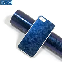 3D Snake Skin Phone Chameleon Vinyl Wrap with Air Bubble Free