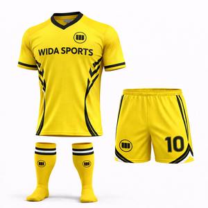 Jersey de Práctica de Fútbol Americano Unisex de Alto Rendimiento, 100% Poliéster, Cuello en V, Nombre del Equipo Personalizado, Absorbe la Humedad, Superventas - Product Image 1