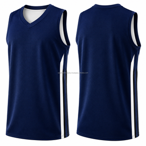 Camiseta de Baloncesto Unisex, Cuello en V, Sin Mangas, Malla de Poliéster, Absorbe la Humedad, para Adultos, Todas las Temporadas, Impresión por Sublimación - Product Image 1