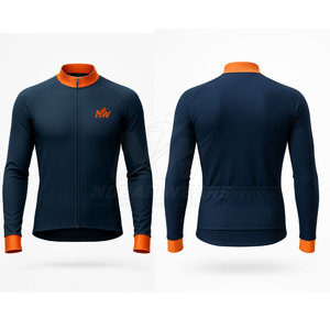 Premium <b>Cycling</b> Jersey With Long Sleeve Design Soft Fabric Custom Print Sports Apparel Wholesale Manufacturer - Product Image 3