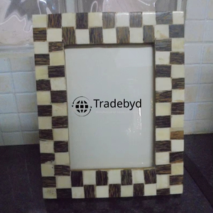 กรอบรูปงานฝีมือฝังกระดูกแบบพรีเมียม น้ำหนักเบา เงางาม โดย Tradebyd - Product Image 2